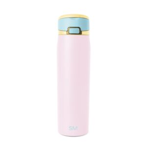 Simple Modern Mesa Loop Water Bottle with Straw | 24oz Cup Holder Friendly Insulated Stainless Steel Bottles for Travel, Sports and School | Sherbet