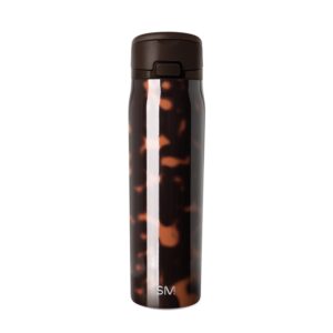 Simple Modern Mesa Loop Water Bottle with Straw | 24oz Cup Holder Friendly Insulated Stainless Steel Bottles for Travel, Sports and School | Tortoise