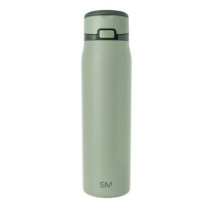 Simple Modern Mesa Loop Water Bottle with Straw | 30oz Cup Holder Friendly Insulated Stainless Steel Bottles for Travel, Sports and School | Eucalyptus Mix