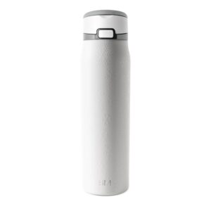 Simple Modern Mesa Loop Water Bottle with Straw | 30oz Cup Holder Friendly Insulated Stainless Steel Bottles for Travel, Sports and School | Frosty Snowflake