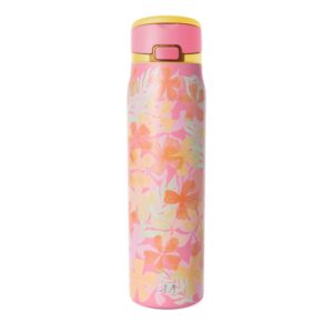 Simple Modern Mesa Loop Water Bottle with Straw | 30oz Cup Holder Friendly Insulated Stainless Steel Bottles for Travel, Sports and School | Hawaiian Paradise