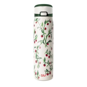 Simple Modern Mesa Loop Water Bottle with Straw | 30oz Cup Holder Friendly Insulated Stainless Steel Bottles for Travel, Sports and School | Tomato Patch