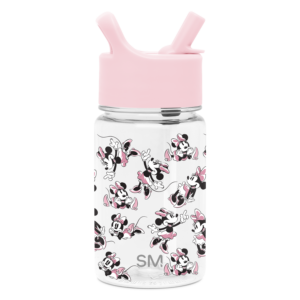 Summit Kids Plastic Water Bottle with Straw Lid
