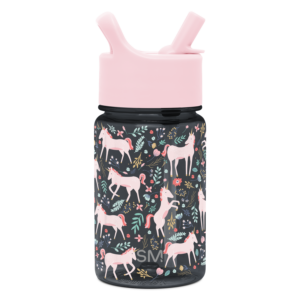 Summit Kids Plastic Water Bottle with Straw Lid