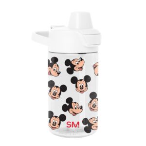 Summit Kids Plastic Water Bottle with Simple Flip Straw Lid